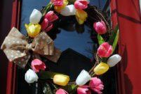 tulip wreath