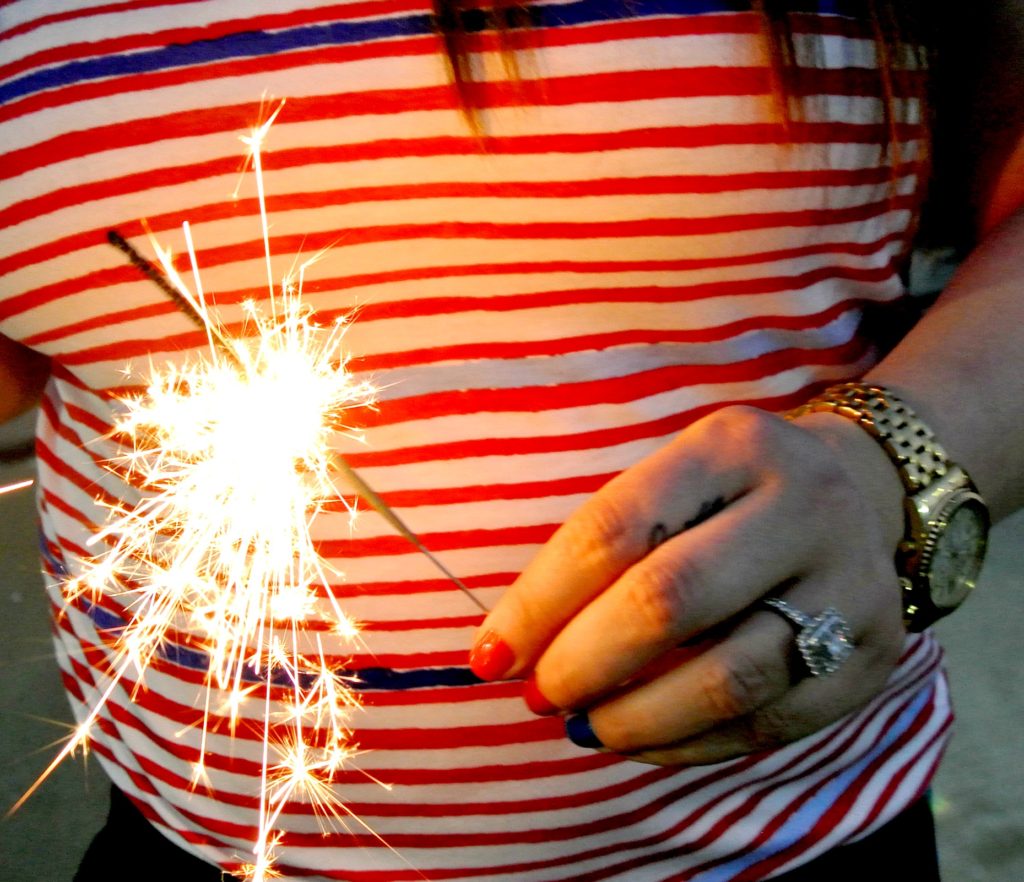 sparklers, Fourth of July, Fab Five, Fashion blog, lifestyle blog