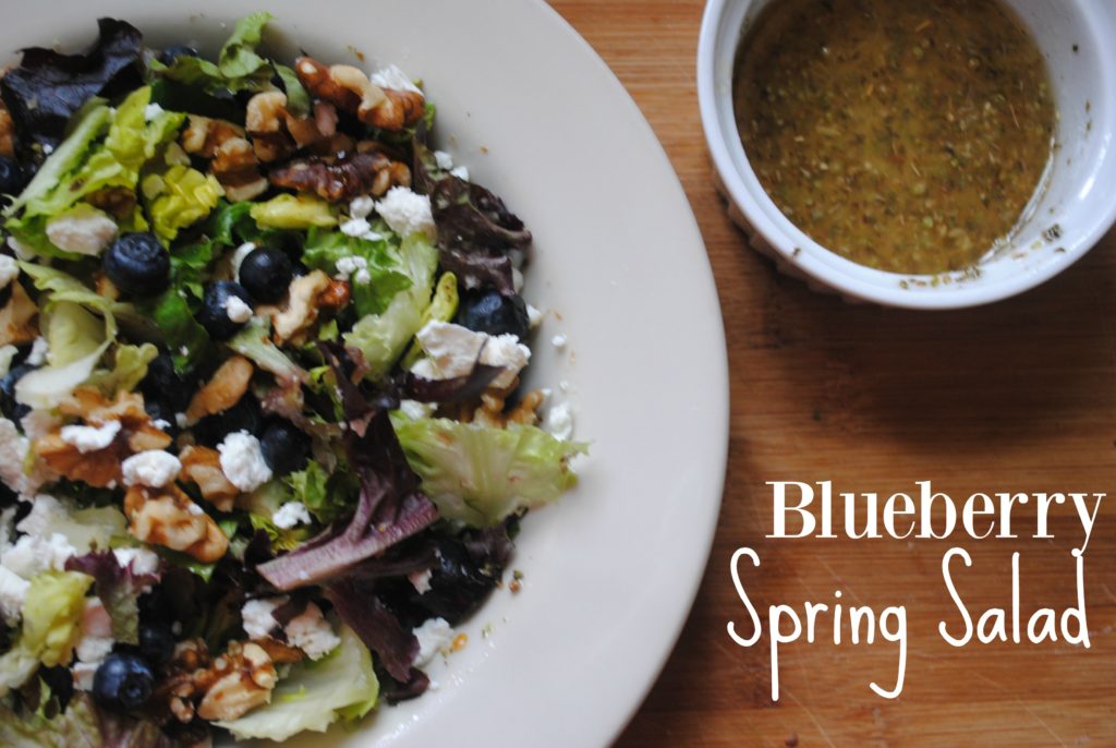 Blueberry spring salad