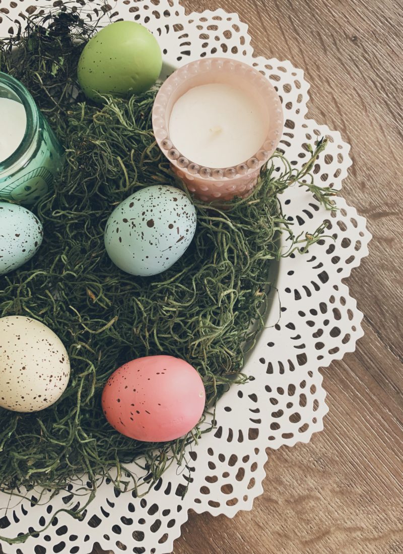 Pastel egg centerpiece, spring, decor, spring centerpiece, easter eggs, easter decorations, table decorations