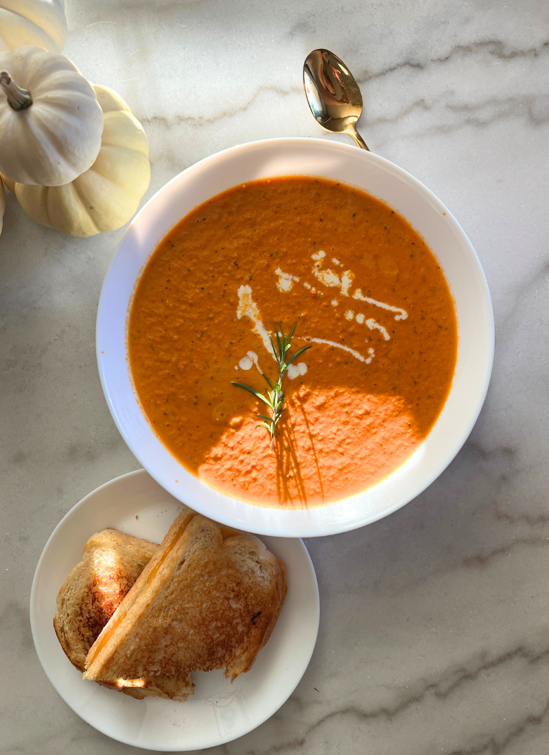 Fall in Love with This Creamy Roasted Tomato Soup