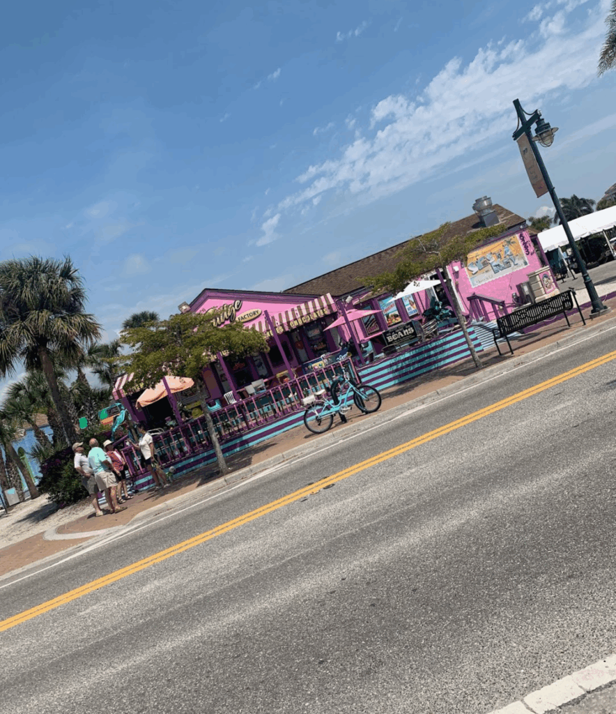 Fudge shoppe in Siesta Key village for Siesta Key Travel Guide