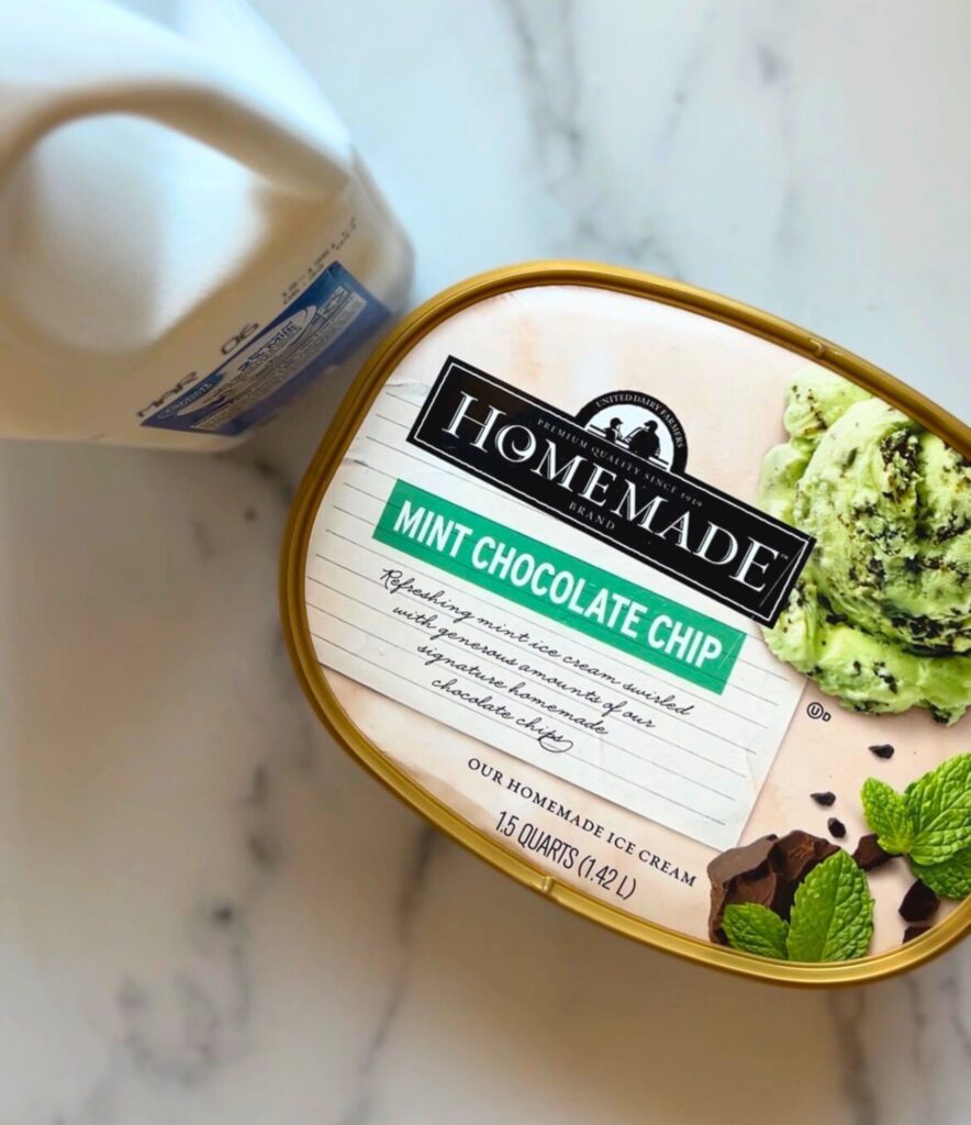 Easy copycat Shamrock Shake recipe made at home for St. Patrick’s Day